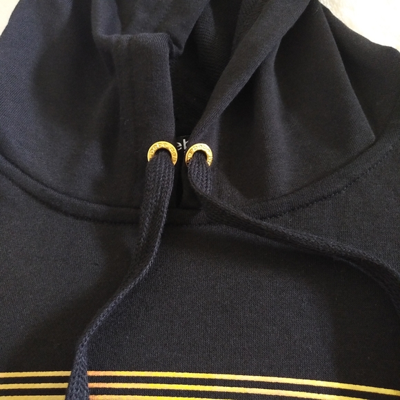 bebe Sport⛹️ Logo Print Hoodie with Thumb👍 Holes - Picture 6 of 12